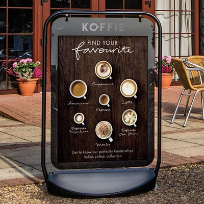  Swinger 4000 Black Frame Poster Pocket Coffee In Situ
