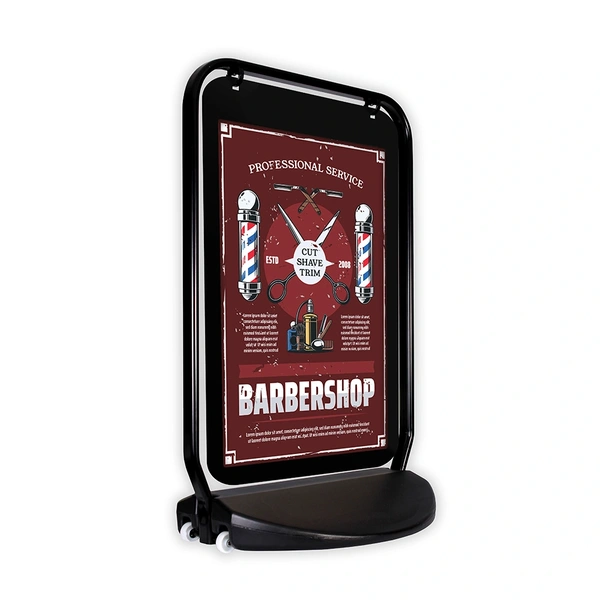  Swinger 4000 Black Frame Poster Pocket Barbers