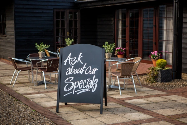  Premier A - Board Black Steel Frame Hpl Panel Ask For Specials